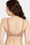 Zivame Everyday Double Layered Non Wired 3/4th Coverage T-Shirt Bra - Maple Sugar — thumbnail 2